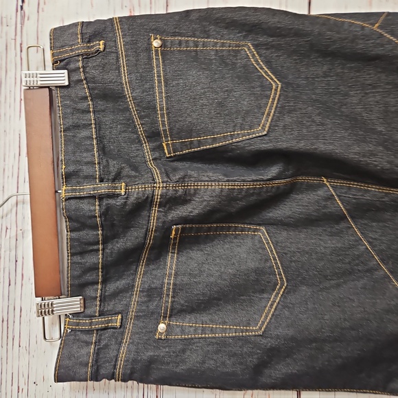 Bisou Bisou Mermaid Denim Maxi Skirt Size 10P - Picture 5 of 11